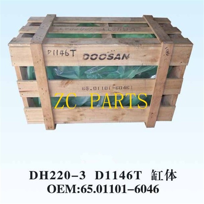 65.01101-6046 graafwerktuig Engine Cylinder Block voor Daewoo dh200-3 D1146T