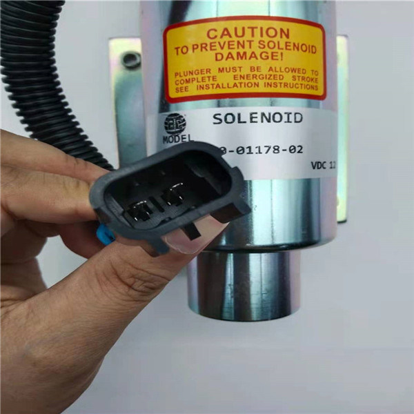 10-01178-02 de Klepspeed van de eindesolenoïde CONTROLE 12V voor de Drager van de Graafwerktuigmotor V2203